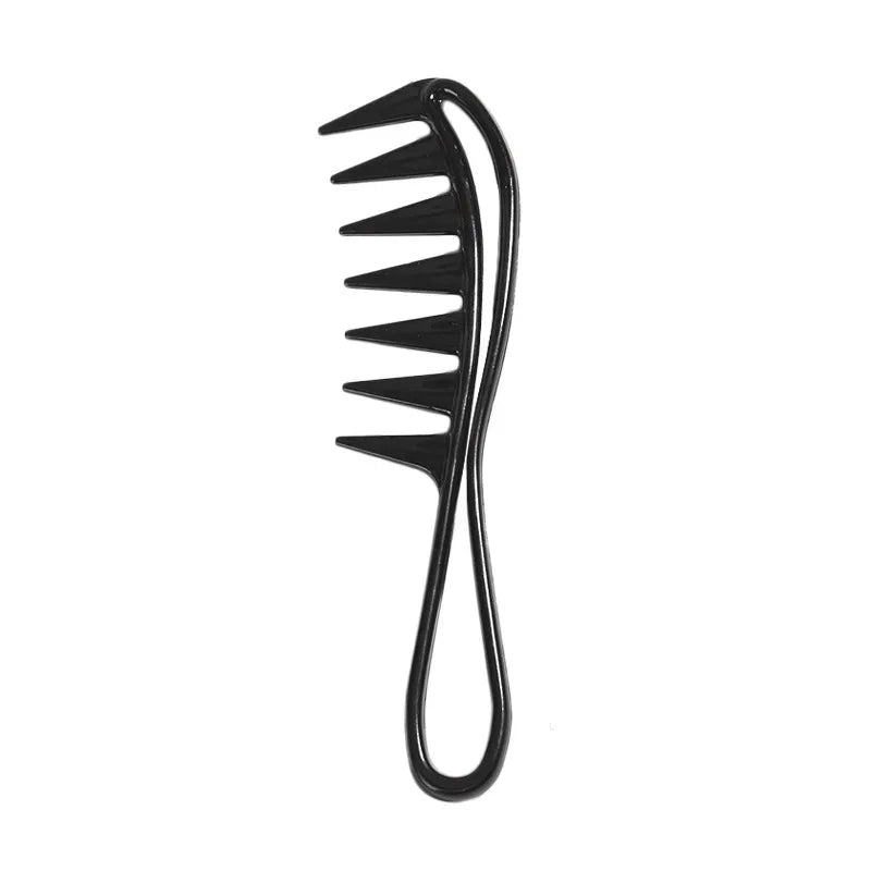 Big Wide Teeth Oil Head Texture Comb Antistatic Hair Styling Zoning Comb Detangling Hair Comb Salon Hairdressing Tool Men Woman - Luvia
