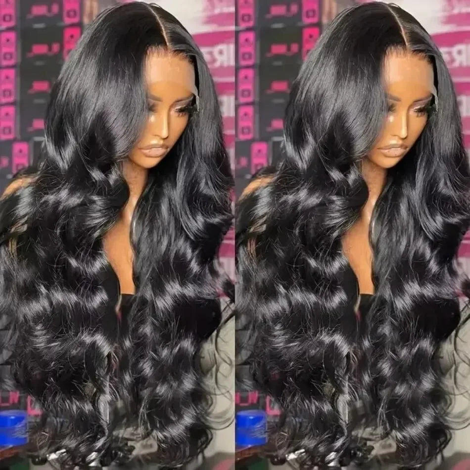 Body Wave Human Hair Wigs 100% Human Hair Quality 13X6 Hd Lace Frontal Wig 250 Density Brazilian Original 40Inch Lace Front Wigs - Luvia