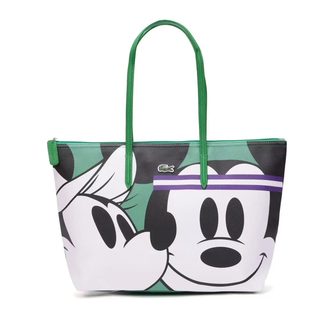 2025 Mickey bag large-capacity women's bag printed commuter versatile shoulder women's bag foreign trade hot-selling women's bag
