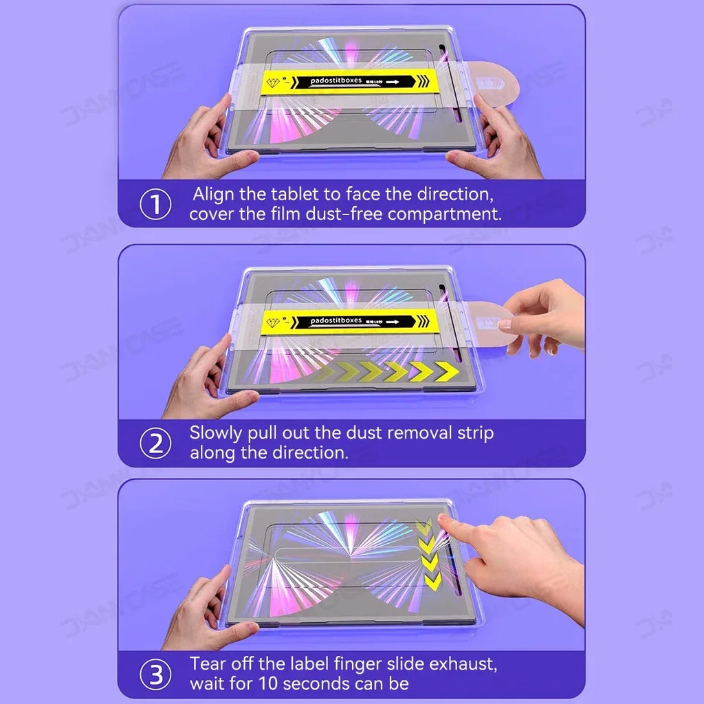 Tempered Glass Screen Protector for iPad Air M2 M3 2025 iPad Pro 11 13 M4 iPad 5 6 7 8 9 10th Gen iPad Air 4 5 iPad Mini 6 7 - Luvia