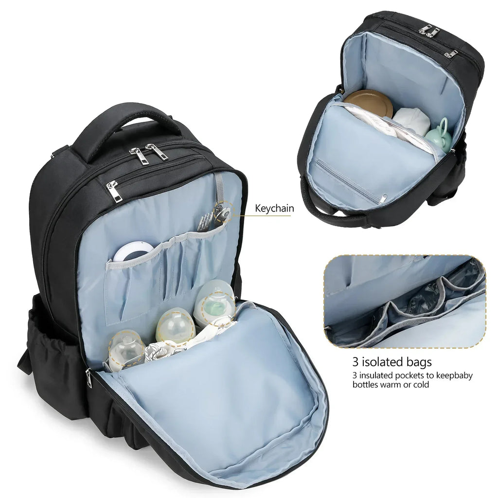Diaper Bag Backpack，Baby diaper bag, multifunctional water-repellent travel backpack large diaper bag backpack - Luvia