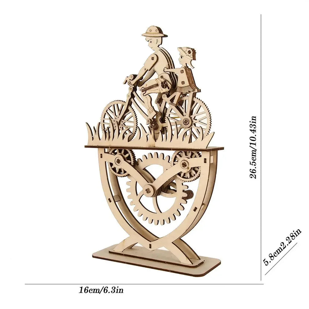 3D Wooden Puzzle DIY Wooden Puzzle Assembly High Difficulty Assembly Model Holiday Gift - Luvia