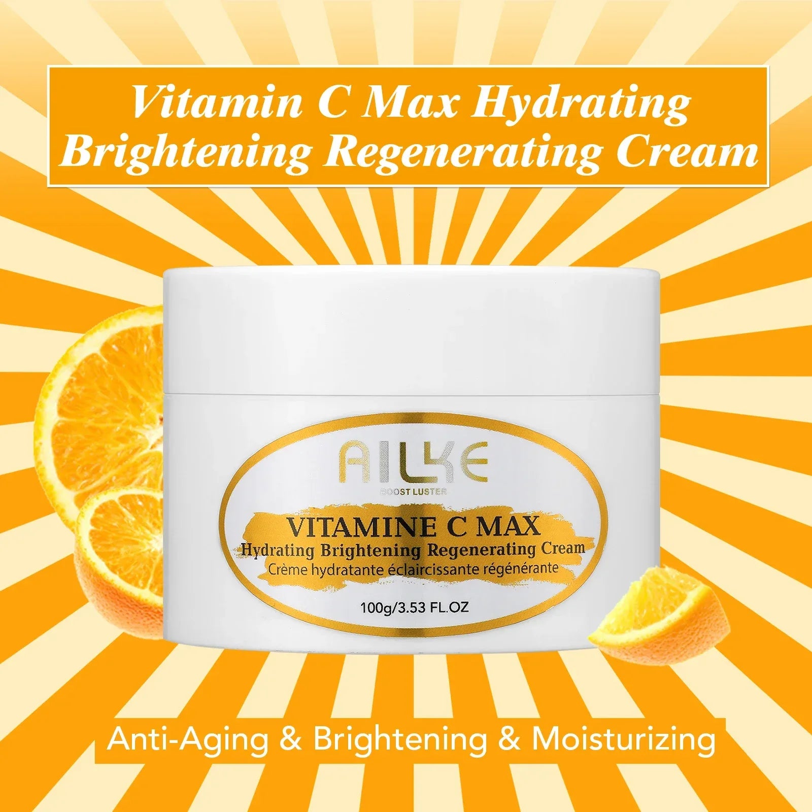 AILKE Vitamin C Skin Care Kit, With Lightening Body Lotion, Even Skin Tone Cream, Whitening Serum, Brightening Soap - Luvia