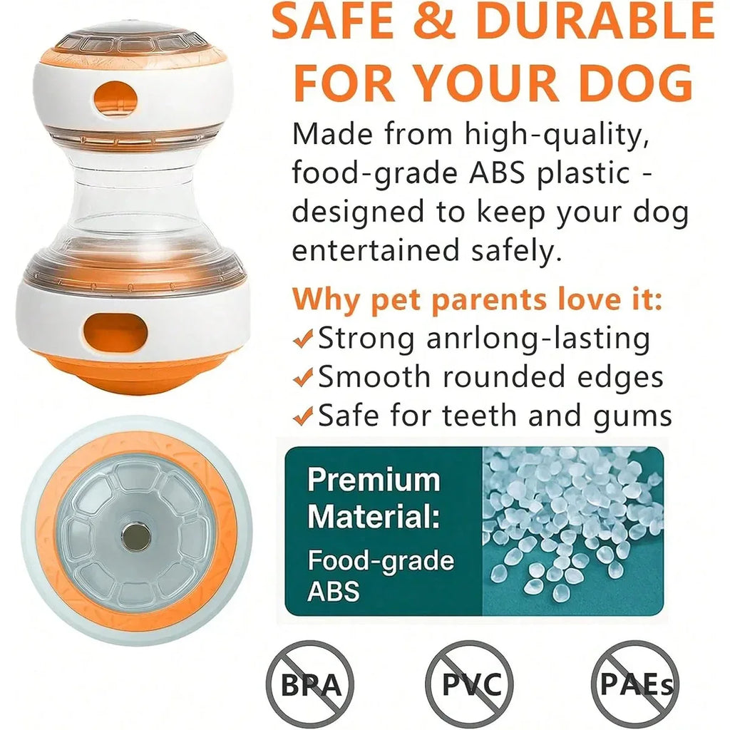Interactive Dog Treat Dispenser Toy Dog Puzzle Rolling Leak Food Ball Toy Durable Chew Tooth Healthy Ball Suitable for All Breed - Luvia