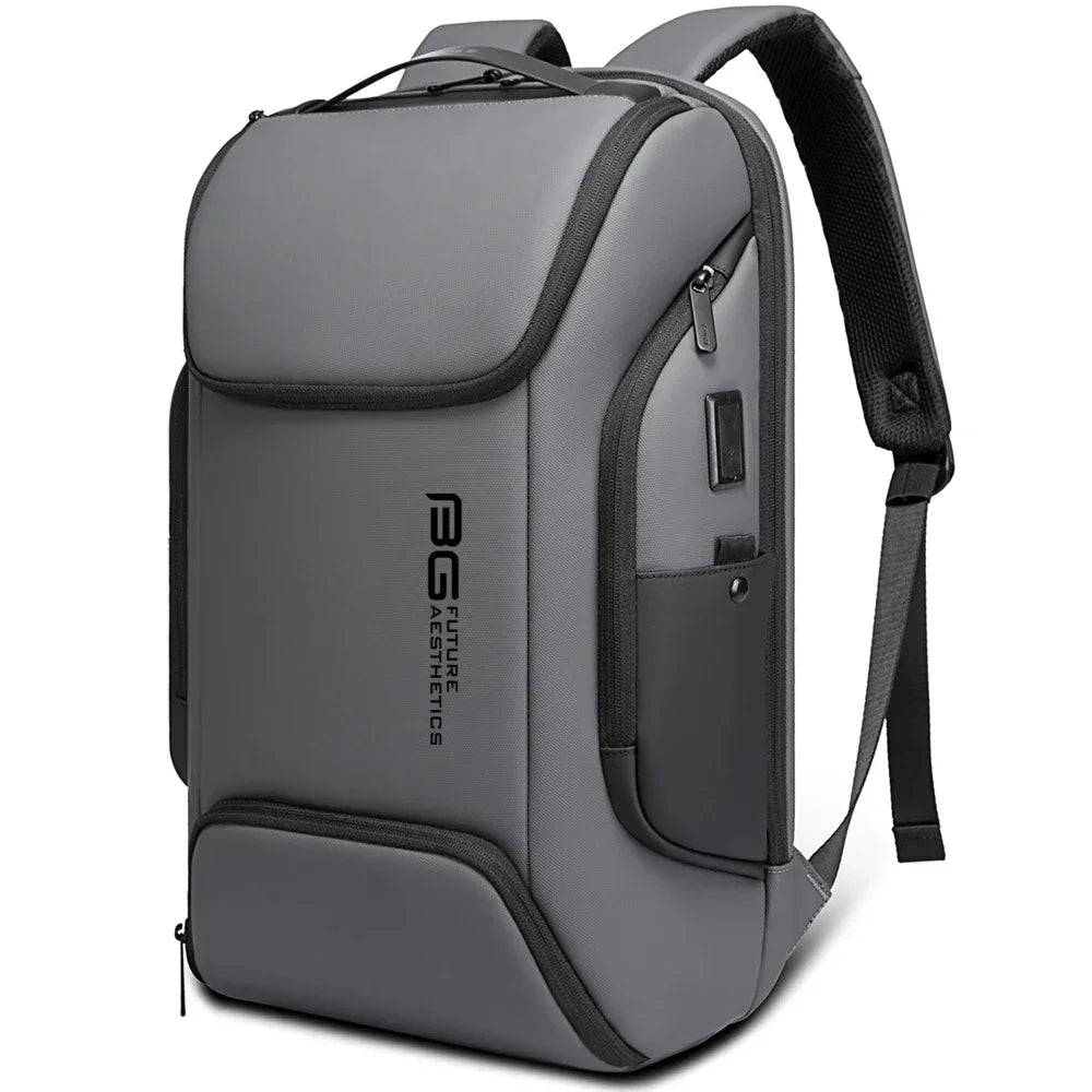 BANGE Business USB Charging Smart Backpacks Fits 15.6 Inch Laptop Commute Backpack WaterProof Carry On Bag for Men Travel Bags - Luvia