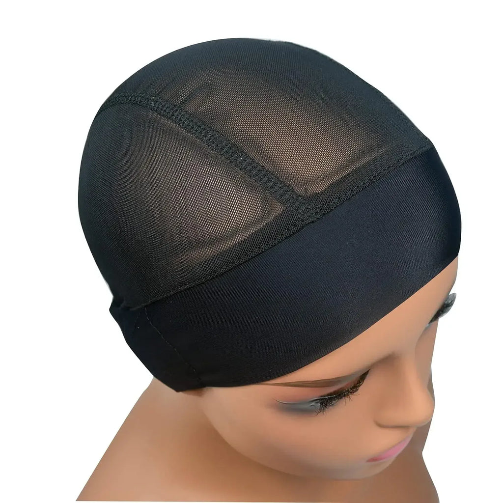 1 piece mesh wig cap with adjustable headband wig cap wig grip cap for making wigs - Luvia