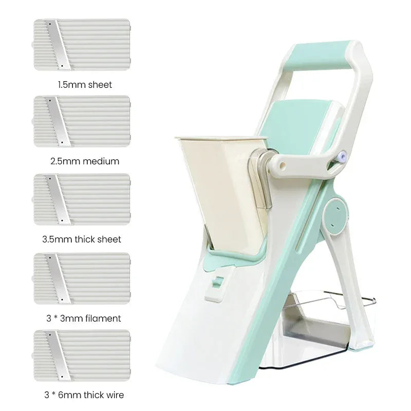 Vegetable Cutter Manual Food Chopper Fruit Potato Cucumber Carrot Meat Slicer Professional Food Shredder Fruit Vegetable Tools - Luvia
