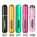 5pcs 5ml Mini Refillable Perfume Atomizer Aluminum Perfume Bottle Portable Perfume Spray Bottle Travel Parfume Mini Bottle - Luvia