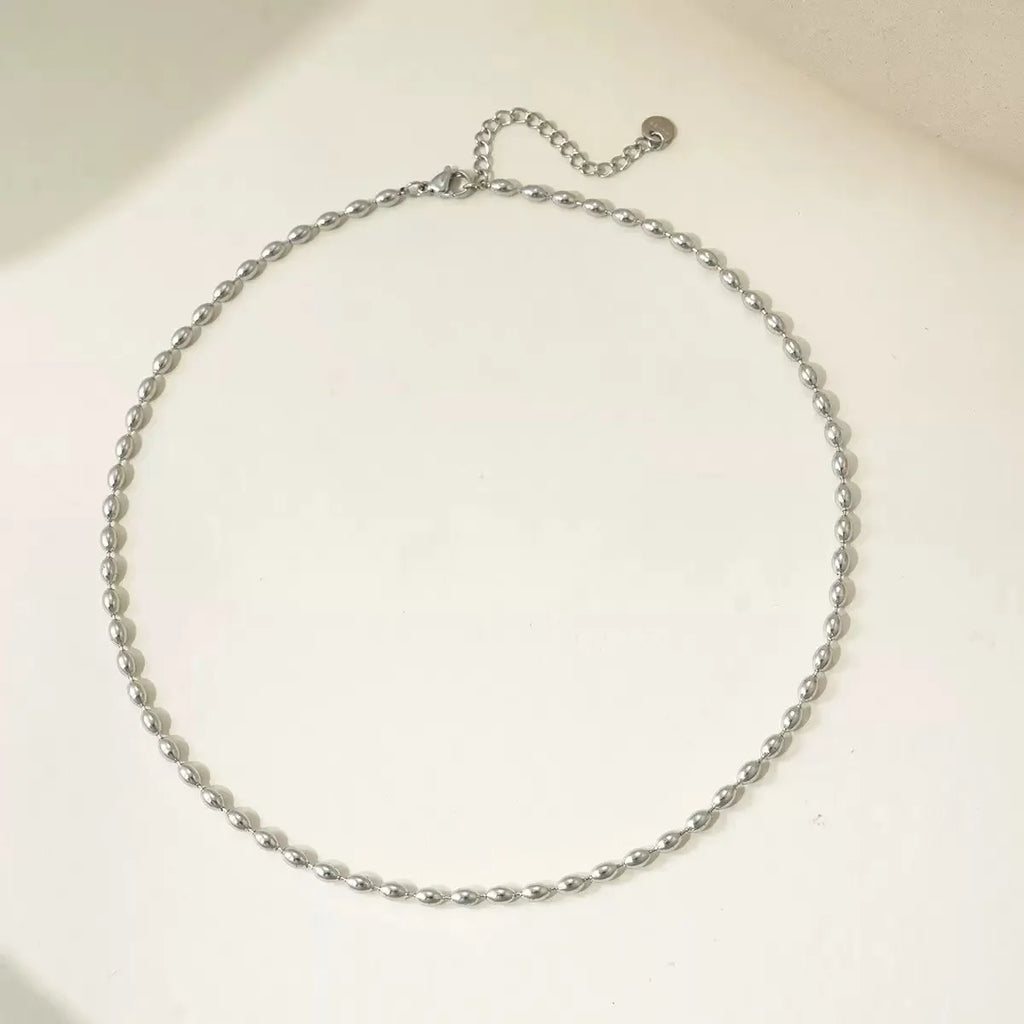 Stainless Steel Envelope Pendant Necklace Metal Waterproof Jewelry For Women