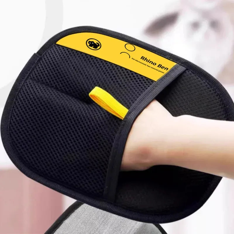 Pet Hair Cleaning And Collection Gloves Pet Double-sided Multi-functional Beauty Glove Tool Reduce The Pressure Of Pet Ownership - Luvia