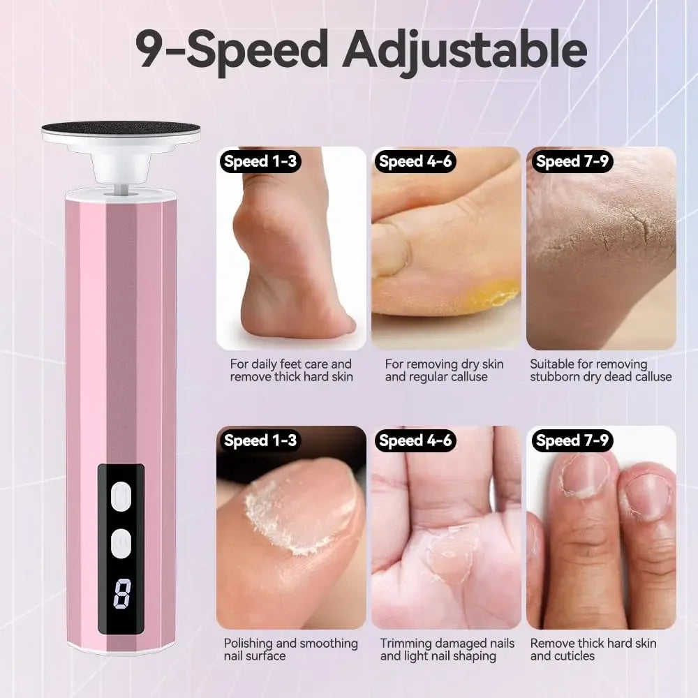 electric foot callus remover electric foot file foot callus remover 	removedor de callos en los pies electric callus remover - Luvia