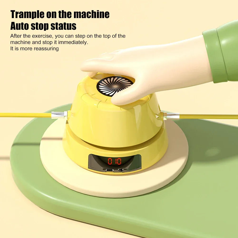 Electric Counting Rope Skipping Machine Automatic Remote Control Jump Rope Digital Counter Indoor Outdoor exercise Toys Games - Luvia