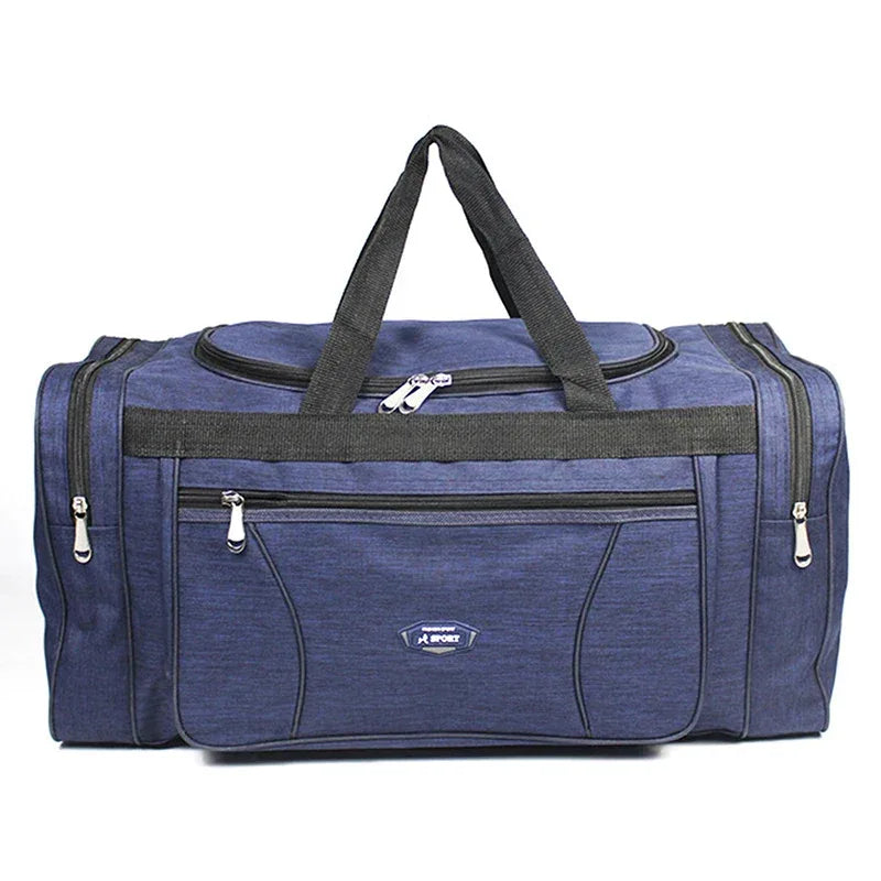 Oxford Waterproof Men Travel Bags Hand Luggage Big Travel Bag Business Large Capacity Weekend Duffle Travel Bag Fitness Bag - Luvia