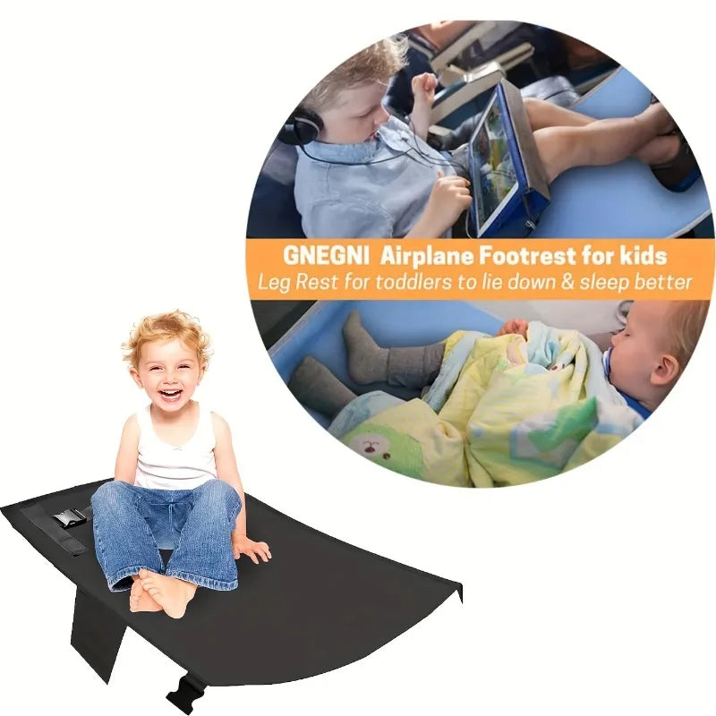 1pcs Portable Kids Airplane Travel Seat Extender Pad Adjustable Flight Bed with Oxford Fabric Seat extension pad