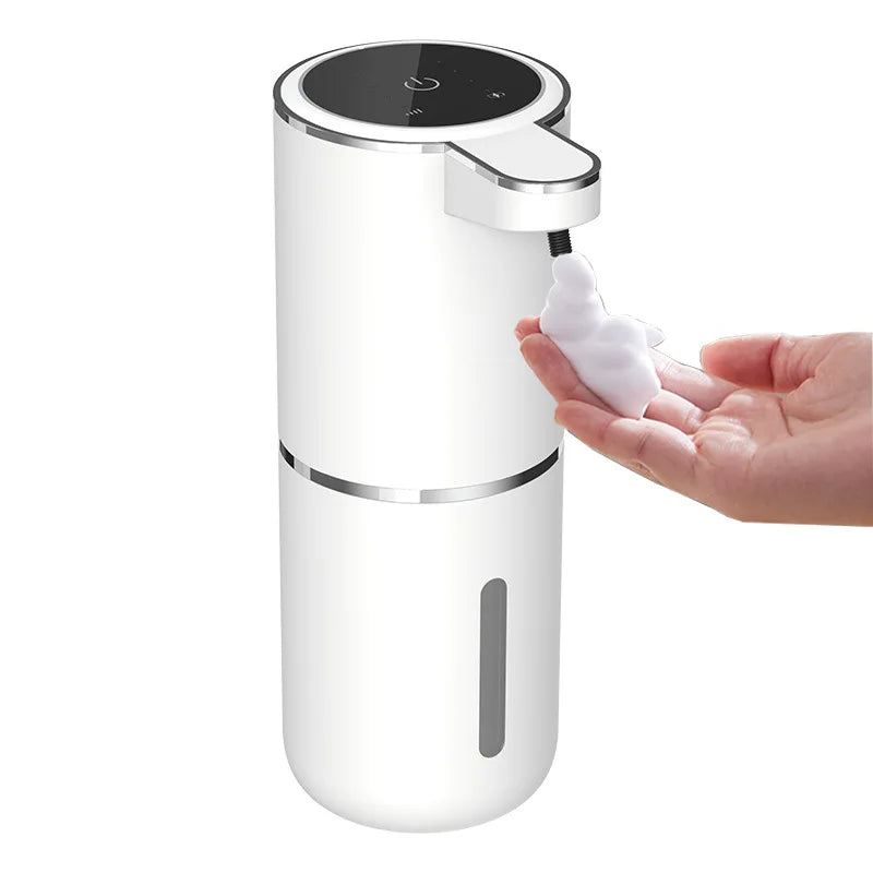 380ML Capacity IPX5 Waterproof Hand Sanitizer Pump Wash Machine 4Levels Smart Sensor Touchless Electric Automatic Soap Dispenser
