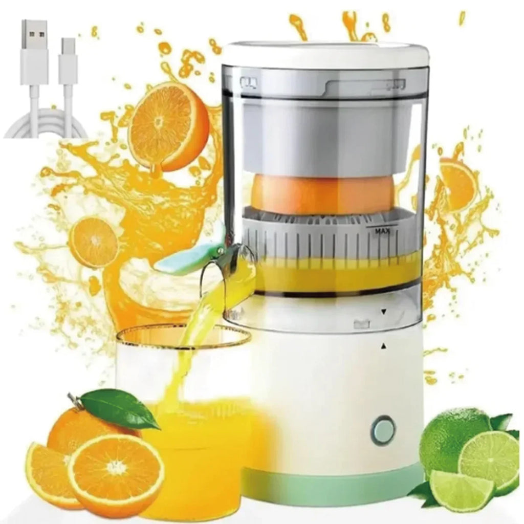 Noreter New Portable Home Juicer Fruit Juice Extractor, USB RechargeableElectric Squeeze, High Juice Output for Orange,