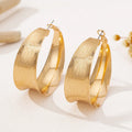A Pair of Women's Earrings, Simple and Fashionable Brushed Craft Earrings, Suitable for Daily Wear and Vacation - Luvia