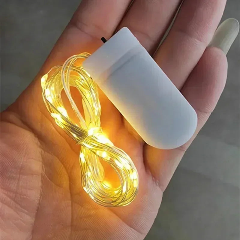 Fairy Light String Led Copper Wire String Light 1/2/3/5/10/30M USB/Battery Powered For Bedroom Garden Party Wedding Decoration - Luvia
