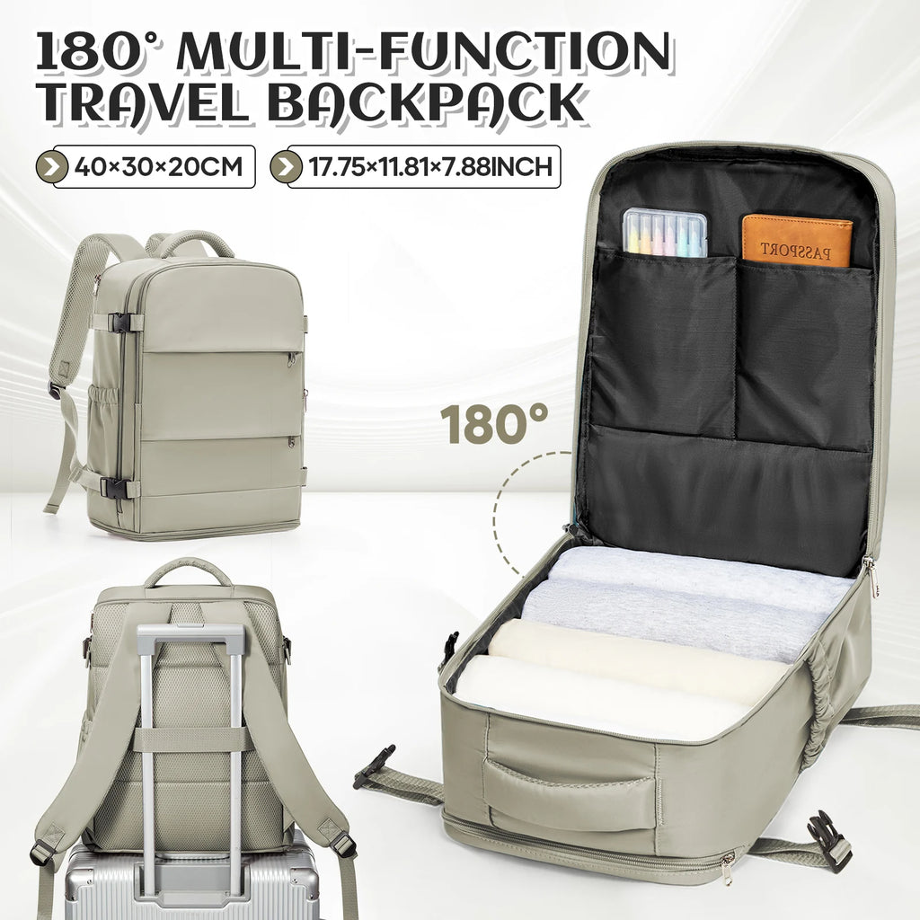 Airplane Travel Backpack 40x30x20, Hand Luggage Cabin Backpack Wizzair Carry-Ons  Commuter Bag, Multi Functional Casual Backpack