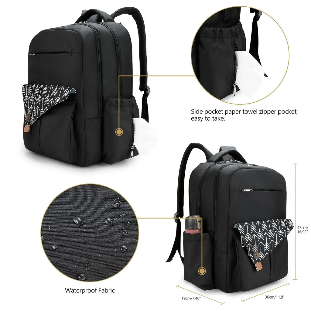 Diaper Bag Backpack，Baby diaper bag, multifunctional water-repellent travel backpack large diaper bag backpack - Luvia