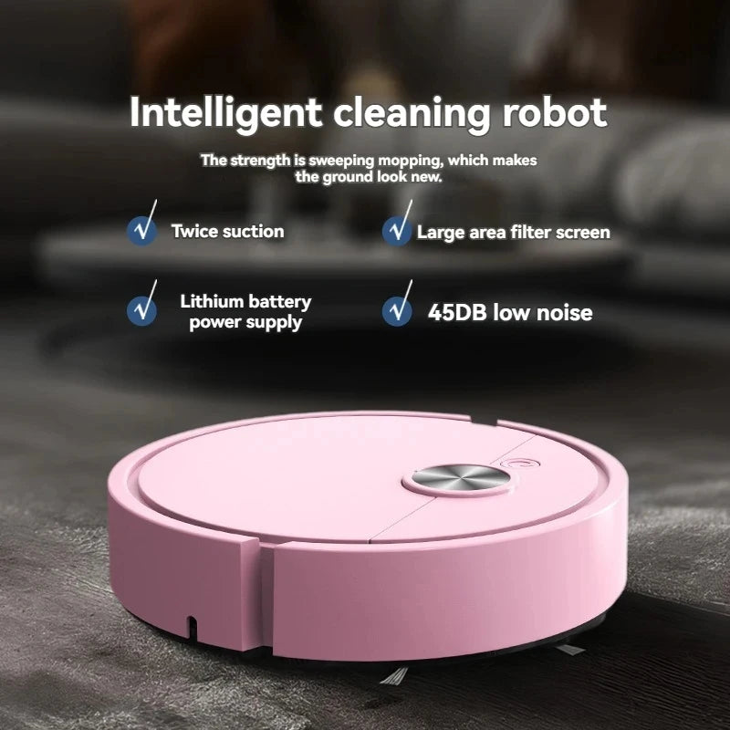 New 4000Pa 3 in 1 Smart Sweeping Robot Vacuum Cleaner Strong Suction Easy To Use For Hard Floors Home Pet Hair Carpets 2025