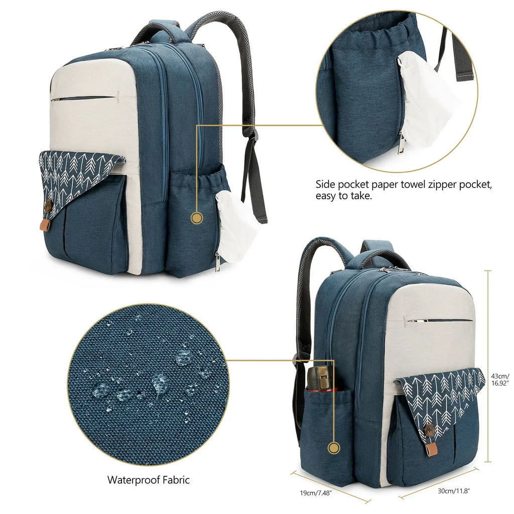 Diaper Bag Backpack，Baby diaper bag, multifunctional water-repellent travel backpack large diaper bag backpack - Luvia