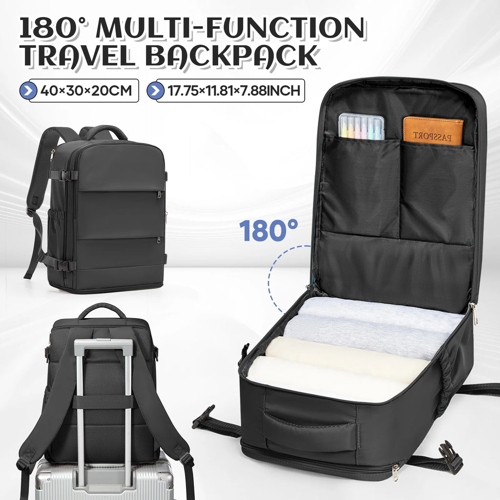 Airplane Travel Backpack 40x30x20, Hand Luggage Cabin Backpack Wizzair Carry-Ons  Commuter Bag, Multi Functional Casual Backpack