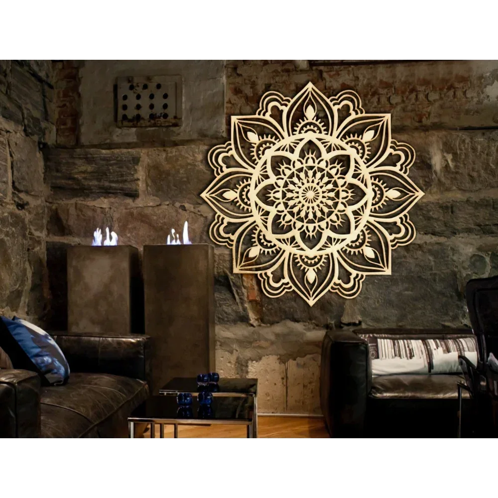 Metal Wall Art Moroccan Decoration to Enhance Your Living Room with Indian and Mandala Design Stylish Home Accent Piece - Luvia