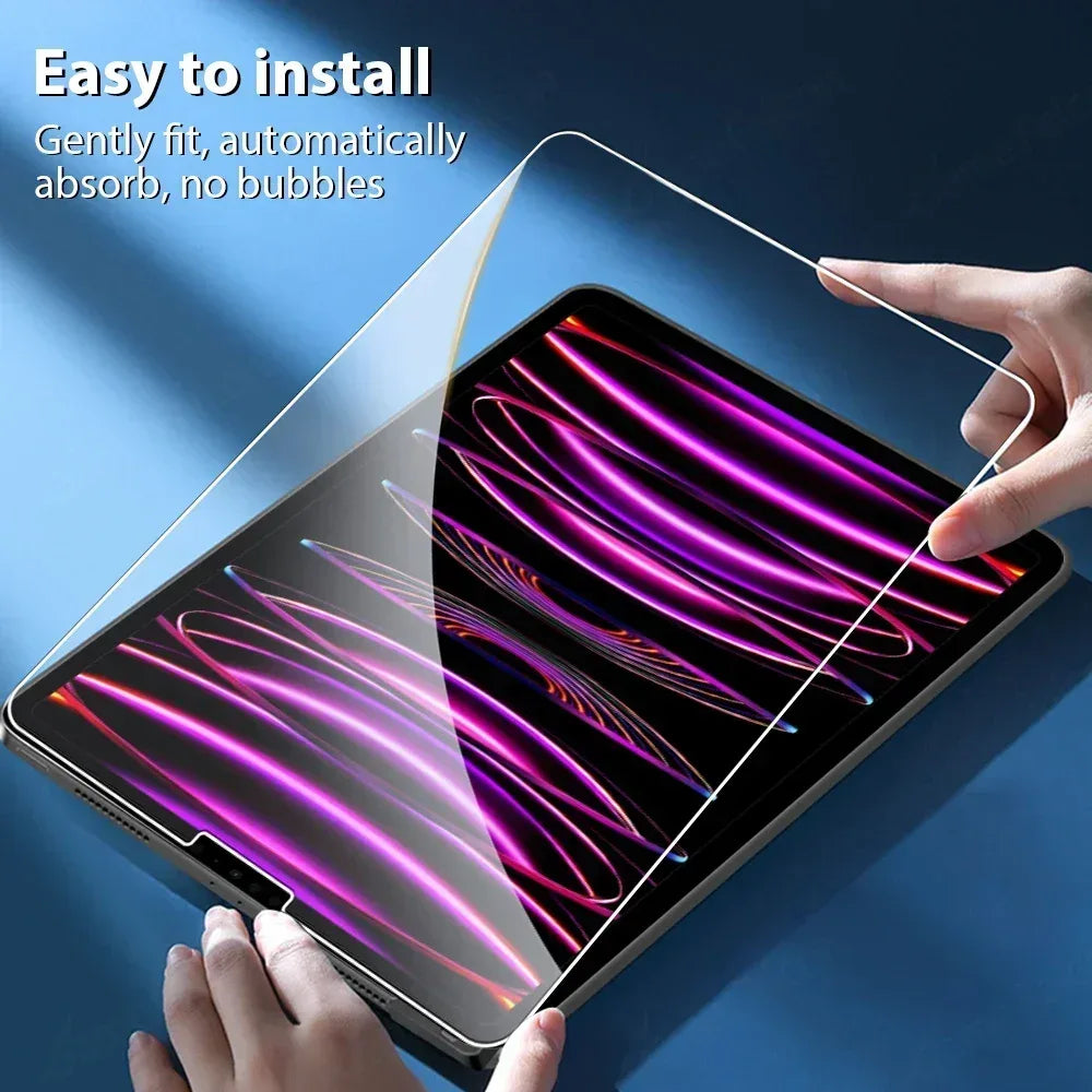 3PCS Tempered Glass For Ipad Pro 13 12.9 11 6th M4 M2 2024 Air 5 4 3 2 1 9 9th 10 10th Gen Mini 6 10.9 10.2 9.7 Screen Protector - Luvia