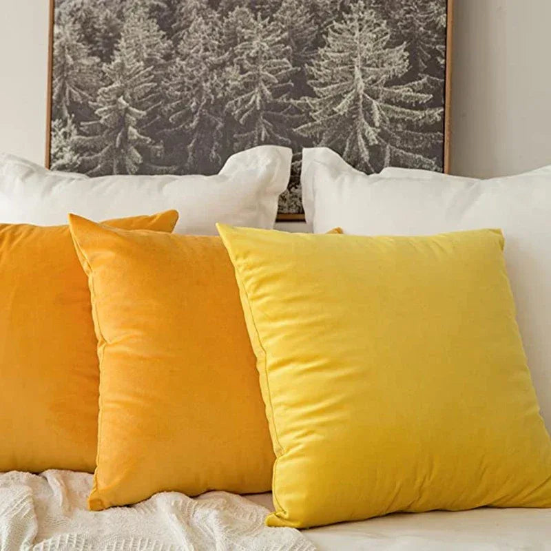 Super Soft Cushion Cover Velvet Pillow Cover For Sofa Living Room Housse De Coussin 30x50cm Decorative Pillows Nordic Decoration - Luvia