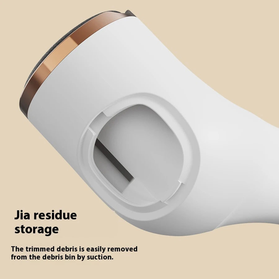 Professional electric foot callus remover - easy to use, painless, quick removal, rechargeable, gentle exfoliation, making the s