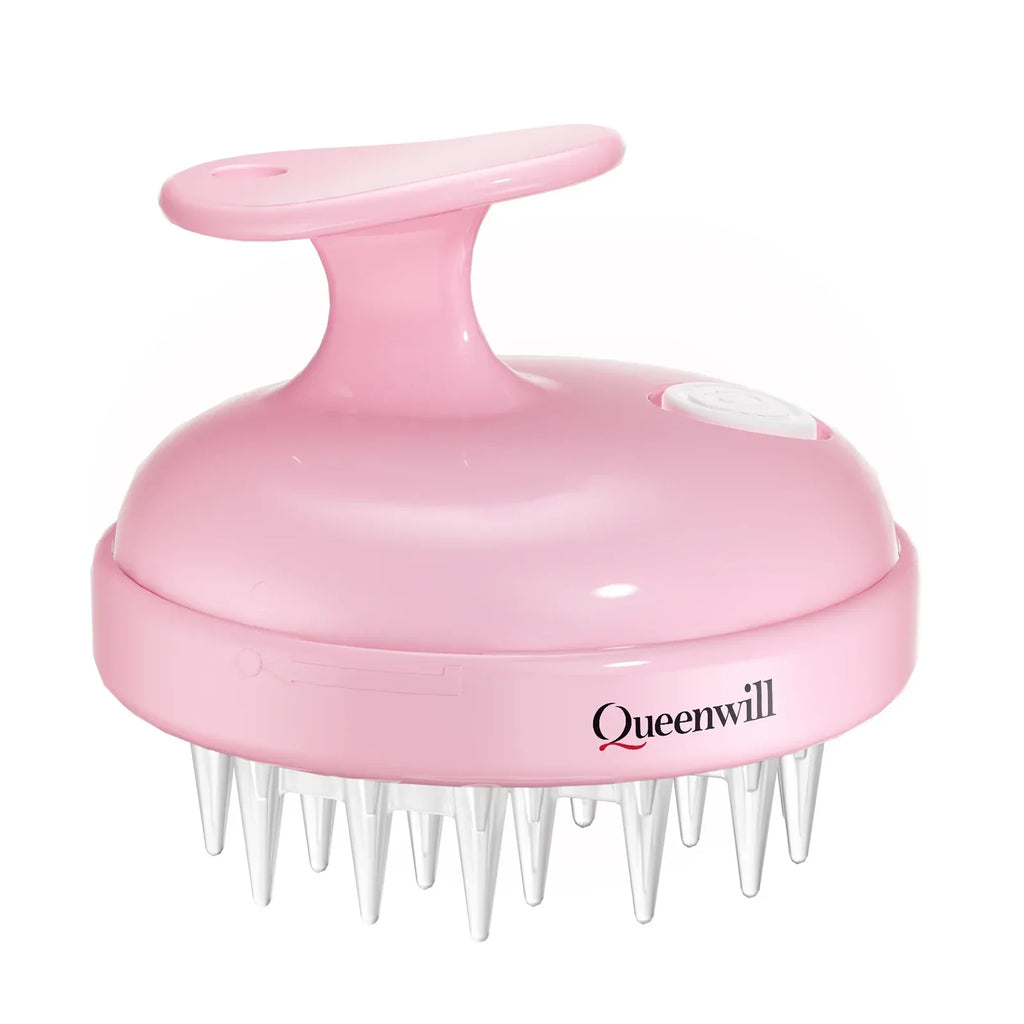 Scalp Massager Hair Growth Scalp Scrubber with Soft Silicone Bristles for Hair Growth Dandruff Removal, Hair Shampoo Brush Scalp - Luvia