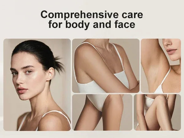 ANLAN IPL Hair Removal Unlimited Permanent Hair Removal 26J Laser Painless ICE Cooling Smart Hair Removal Device For Face Body - Luvia