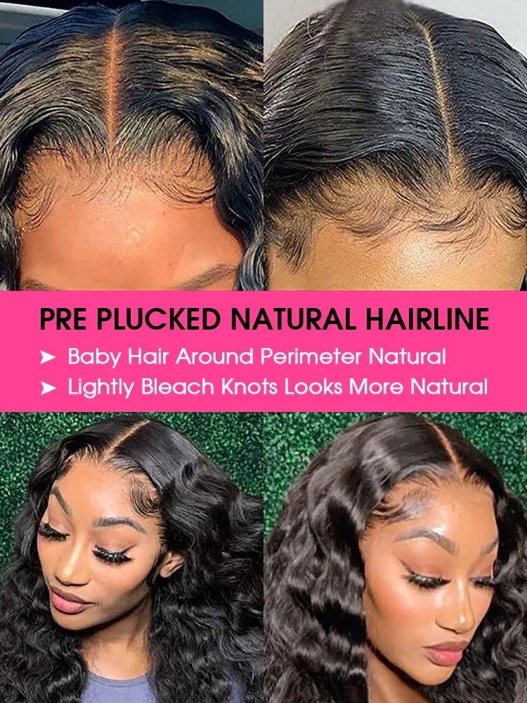 300 Density Loose Deep Wave 13x6 Hd Lace Front Human Hair Wig For Women Brazilian Curly Glueless Wigs On Clearance Sale 30 inch - Luvia