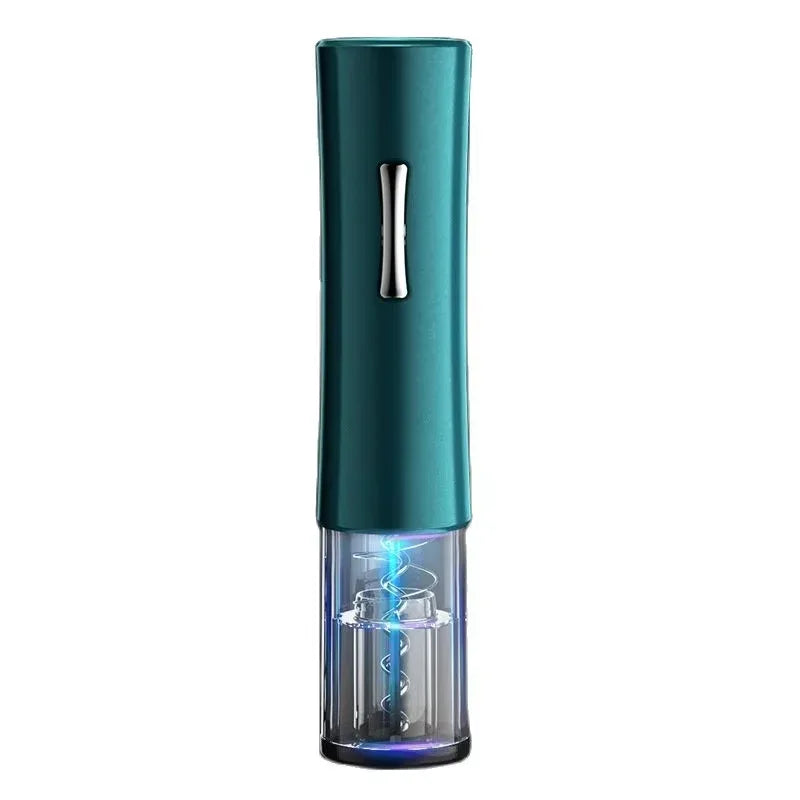 Electric Bottle Opener with Foil Cutter Corkscrew Wine Accessories Smart Automatic Wine Opener Kitchen Appliance - Luvia