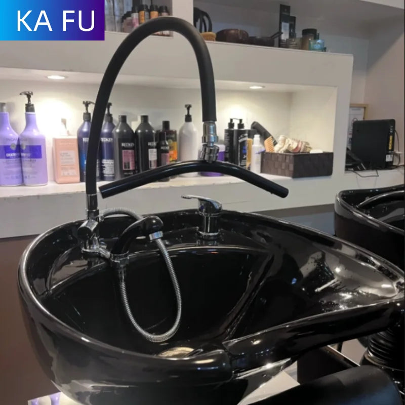 Salon Spa Waterfall Outlet Head Therapy Water Circulation Waterfall Frame for Shampoo Washbasin Accessory