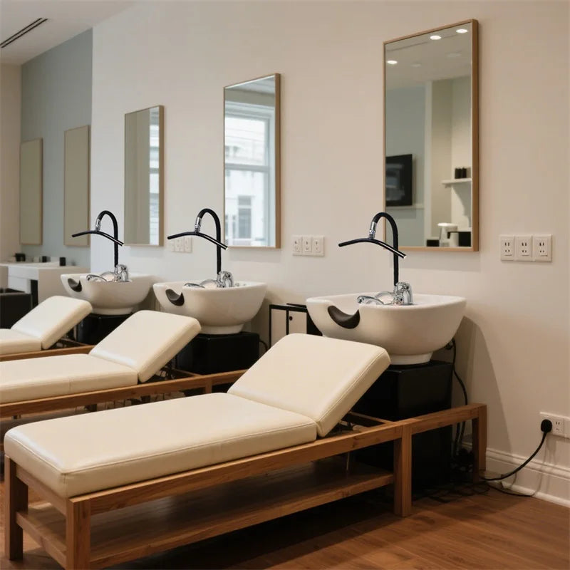 Salon Spa Waterfall Outlet Head Therapy Water Circulation Waterfall Frame for Shampoo Washbasin Accessory