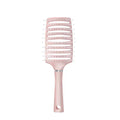 Detangling Hair Brush Hollow Scalp Massage Comb Hairdressing Wide Tooth Hair Comb Wet Curly Massage Brush Barber Styling Tools - Luvia