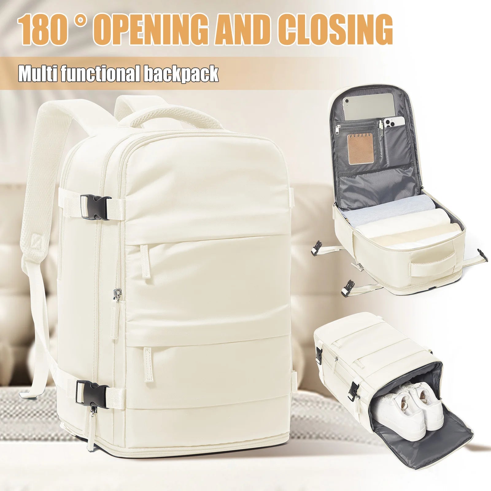 Women Men Travel Backpack , Cabin Bag Ryanair Hand Luggage 40x20x25 Travel Backpack College Bookbag Laptop Bag, eastpak rucksack