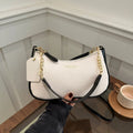 Cherry Pendant Crossbody Bag for Women PU Leather Crescent Bag Adjustable Strap Underarm Bag Closure Handbag for Work Travel