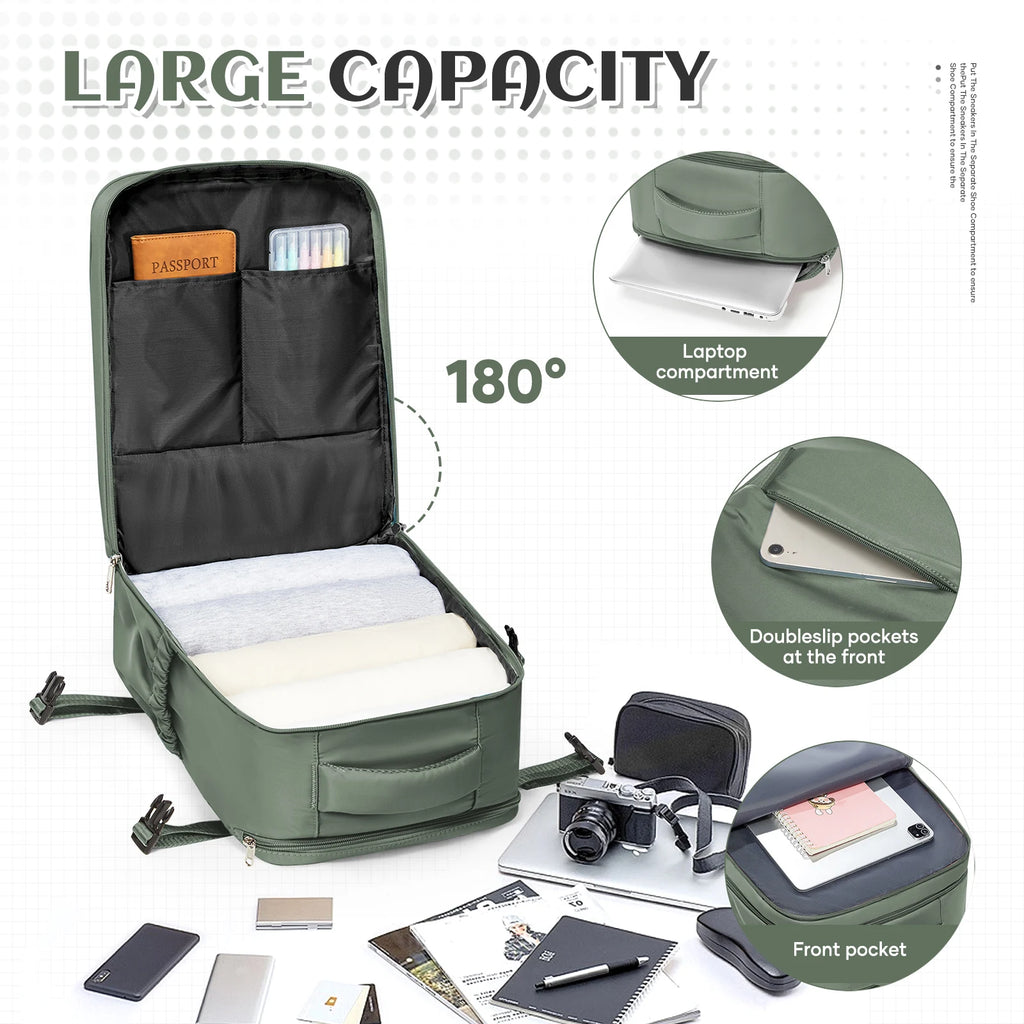 Airplane Travel Backpack 40x30x20, Hand Luggage Cabin Backpack Wizzair Carry-Ons  Commuter Bag, Multi Functional Casual Backpack