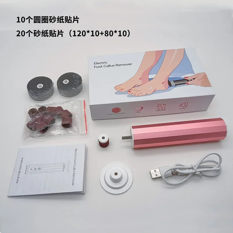 electric foot callus remover electric foot file foot callus remover 	removedor de callos en los pies electric callus remover - Luvia