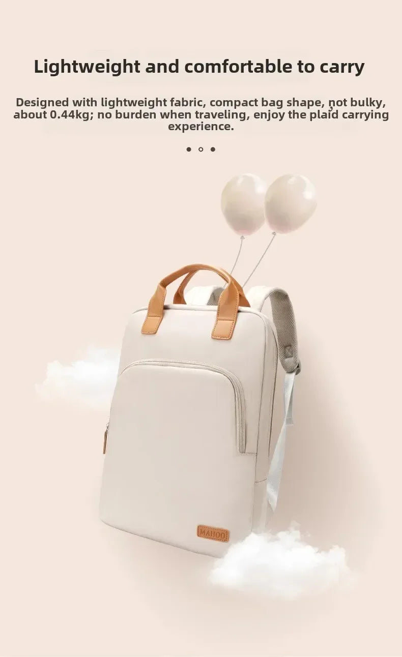 Laptop Bag 14 16 Inch Waterproof Backpack Large Capacity Portable Tablet Sleeve Case Handbag Briefcase Travel Student Women - Luvia
