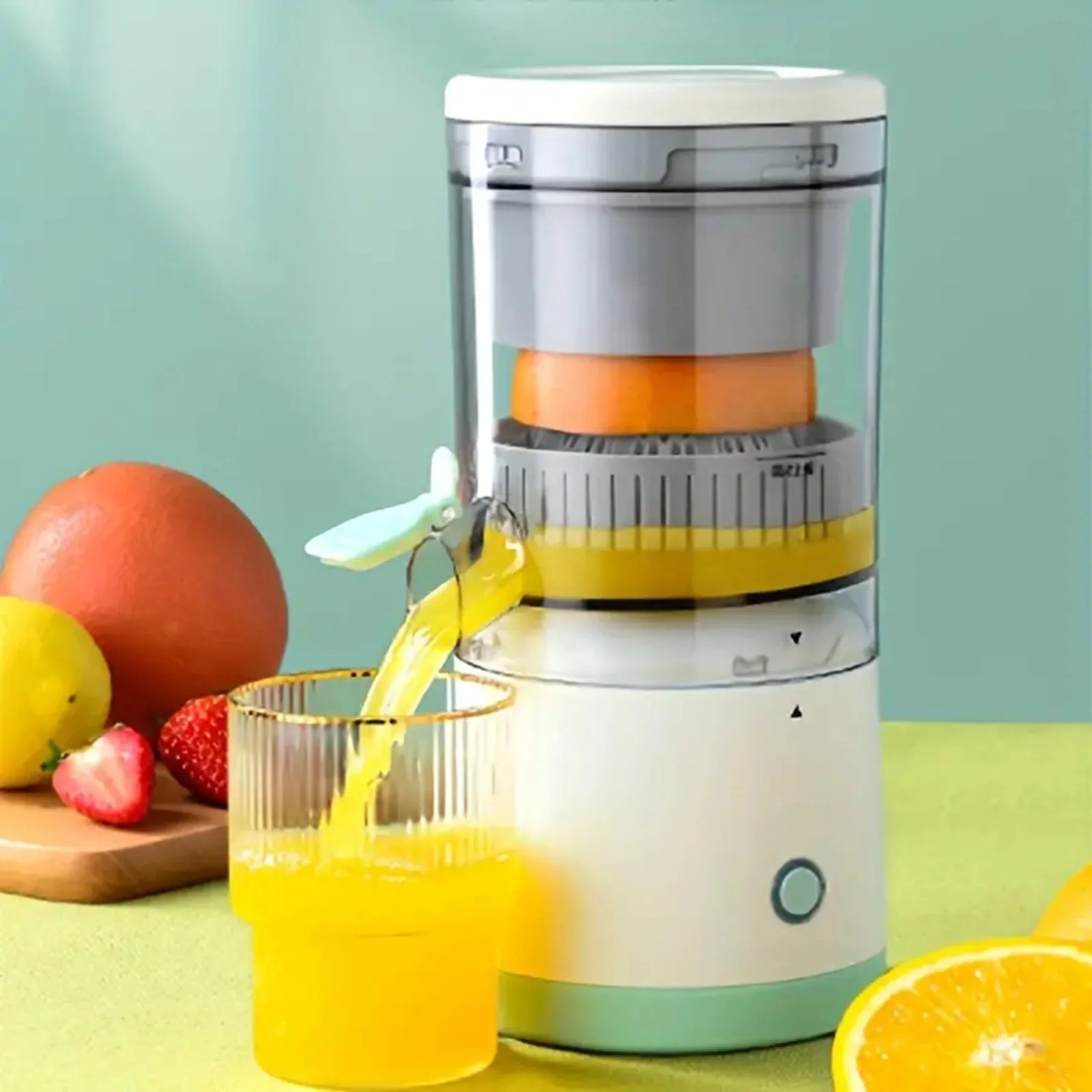 Noreter New Portable Home Juicer Fruit Juice Extractor, USB RechargeableElectric Squeeze, High Juice Output for Orange,