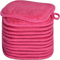 12PCS Microfiber Face Cloths Reusable Makeup Remover Cloth Makeup Towels Face Deep Cleaning Pads Skincare Beauty Tools - Luvia