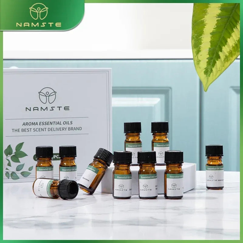 Essential Oil Samples Sets Of Various Types Fragrance Series 5ml Suitable For Aroma Diffuser Machine Air Humidifier Ionizer - Luvia