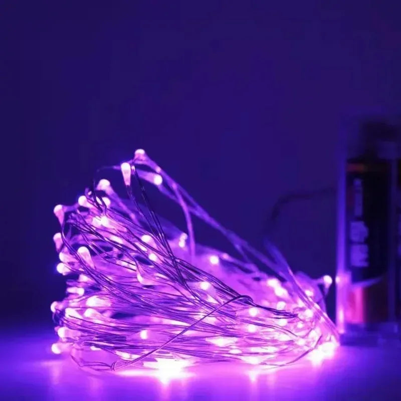 Fairy Light String Led Copper Wire String Light 1/2/3/5/10/30M USB/Battery Powered For Bedroom Garden Party Wedding Decoration - Luvia