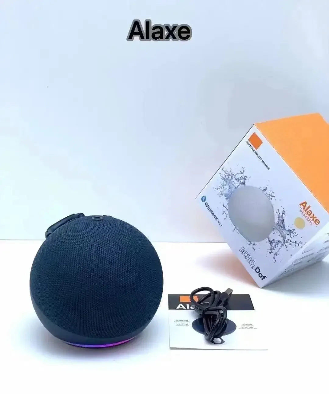 Mini Wireless Bluetooth Speaker Spherical Smart Bluetooth Speaker Rgb Multi-Color Usb For Outdoor Home Small Speaker for Alaxe - Luvia