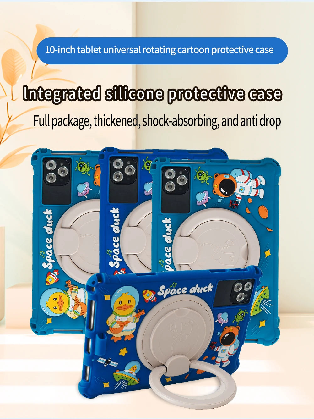 10.1-inch Kids Tablet Android 13 64GB Bluetooth WIFI support Youtube IPS 1280X800 screen Dual SIM Card 5000mAh with Case