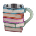 Novelty 3D Painted Books Coffee Mug Creative Drinking Cup Tea Cup Collection Gifts for Literature Lovers - Luvia